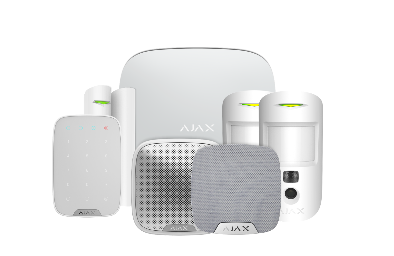 raíz cuatro veces Afilar Ajax Motion Cam Kit 3 White (Hub2 & Keypad) - Ajax | Ajax