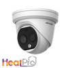 Hikvision DS-2TD1228-2/QA 2.1mm fixed lens thermal network turret camera with...