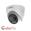 HIKVISION DS-2CE72KF3T-PIRXO(2.8MM) 3K fixed lens ColorVu PIR siren turret...