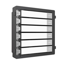 HIKVISION DS-KD-KK/S video intercom nametag modular (Stainless Steel)