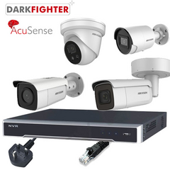 Hikvision 4MP Acusense 4 Channel IP CCTV Kit