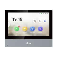 HIKVISION DS-KH8350-WTE1 7" Touch Screen Indoor Station (Metal)