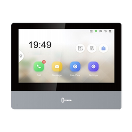 HIKVISION DS-KH8350-WTE1 7" Touch Screen Indoor Station (Metal)