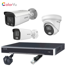 Hikvision 4MP ColorVu with AcuSense 16 Channel IP CCTV Kit