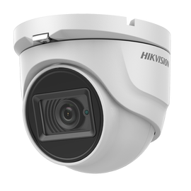 Hikvision DS-2CE76D0T-ITMFS 2MP fixed lens turret camera with audio (AOC)