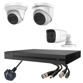 Hikvision HiLook 2MP Audio over coax kit 8 Channel Turbo Analogue HD CCTV Kit...