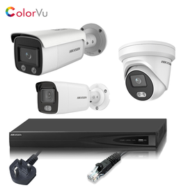 Hikvision 8MP 4K ColorVu with AcuSense 16 Channel IP CCTV Kit (inc Live Guard)