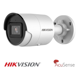 Hikvision DS-2CD2046G2-IU 4MP AcuSense Darkfighter Mini Bullet with built-in...
