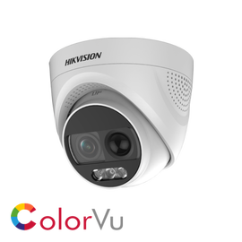 HIKVISION DS-2CE72KF3T-PIRXO(2.8MM) 3K fixed lens ColorVu PIR siren turret...