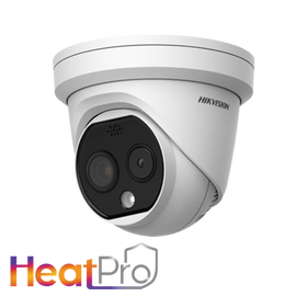 Hikvision DS-2TD1217-2/QA fixed lens HeatPro thermal network turret camera...