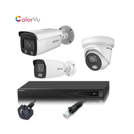 Hikvision 8MP 4K ColorVu with AcuSense 32 Channel IP CCTV Kit (inc Live Guard)