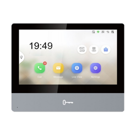 HIKVISION DS-KH8350-WTE1 7" Touch Screen Indoor Station (Metal)