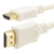GOLD HDMI High Speed 4K Screened Lead White 0.5m