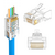 50 x RJ45 crimp on connectors for CAT 6 Network Cable