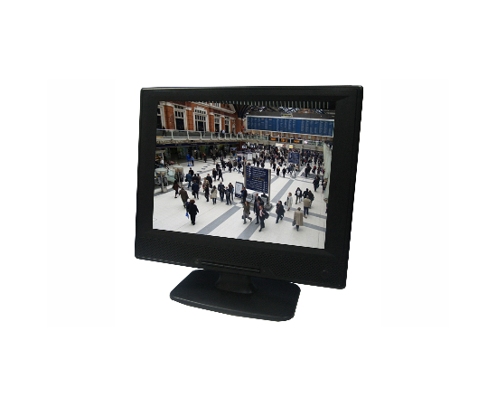 10.4" LED Vigilant Vision Monitor with BNC In/Out, VGA, HDMI and Glass Front