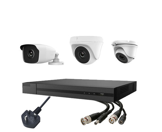 Hikvision HiLook 2MP Low Light/PIR 8 Channel Turbo Analogue HD CCTV Kit...