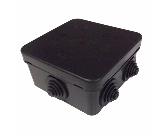 HP 100 Waterproof Outdoor Junction Box in Black