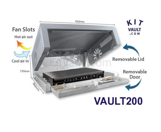 KitVault DVR/NVR Enclosure Small