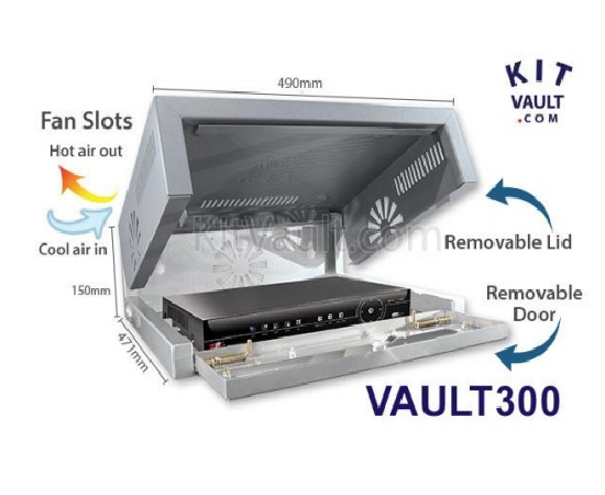 KitVault  DVR/NVR Enclosure Medium