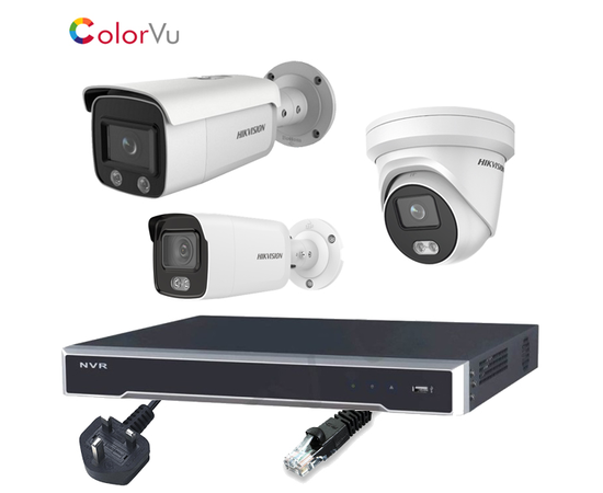 Hikvision 4MP ColorVu with AcuSense 8 Channel IP CCTV Kit