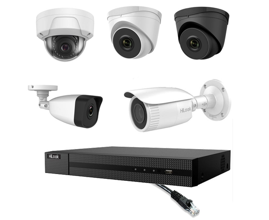 Hilook by Hikvision - 5MP 4 Channel IP CCTV Camera Kit Builder