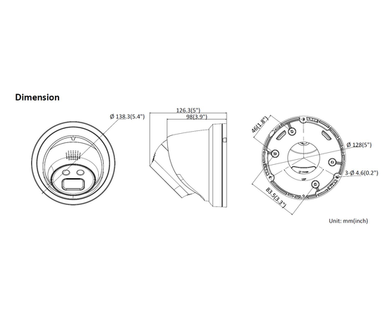 Hikvision DS-2CD2346G2-ISU/SL-2.8mm/Grey