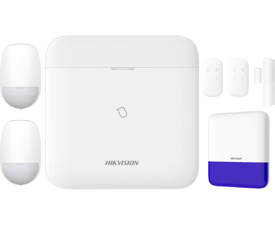 HIKVISION DS-PWA96-KIT1-WE AXPRO M-level hub, 2 PIR detectors, 2 keyfobs, 1...