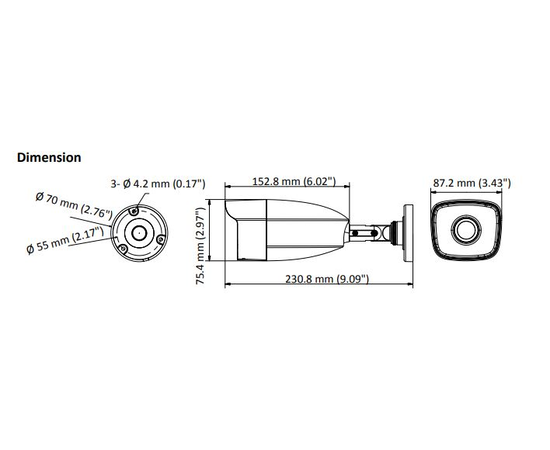 Hilook THC-B223-M-3.6mm