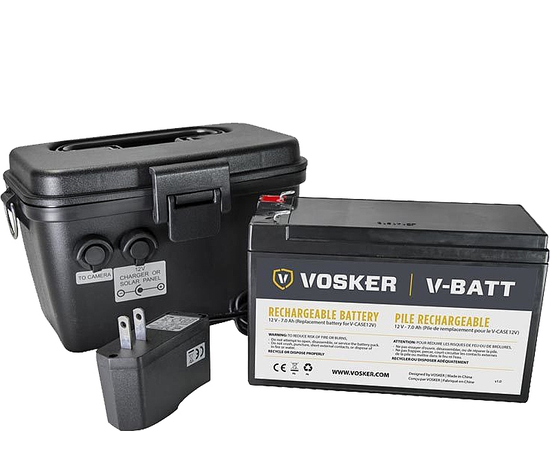 Vosker V-CASE-12V EXT 12V BATTERY, CASE, CHARGER, CABLE