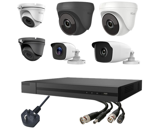 Hikvision HiLook 5MP 4 Channel Turbo Analogue HD CCTV Kit Builder (HD-TVI)
