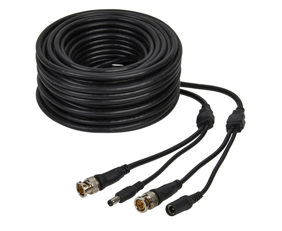 Plug n Play CCTV Cable - 20M (Coax & power)