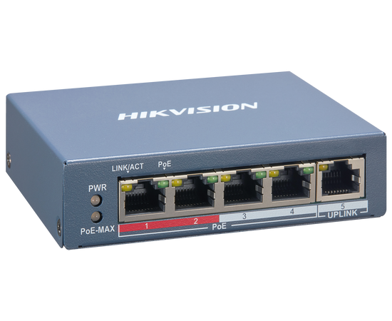 Hikvision DS-3E1105P-EI 4 Port PoE+ Switch (Smart Managed)