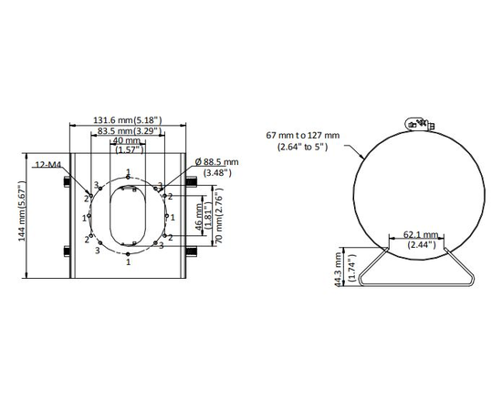 Hikvision DS-1275ZJ-S-SUS