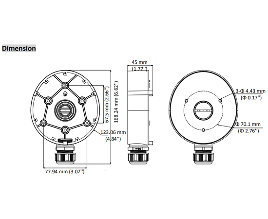 Hikvision DS-1280ZJ-TR12-White