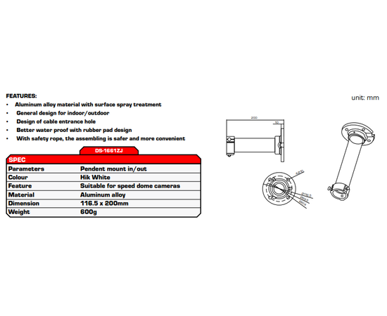 Hikvision DS-1661ZJ