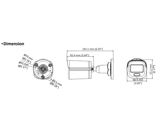 Hikvision DS-2CE10UF3T-E-2.8mm