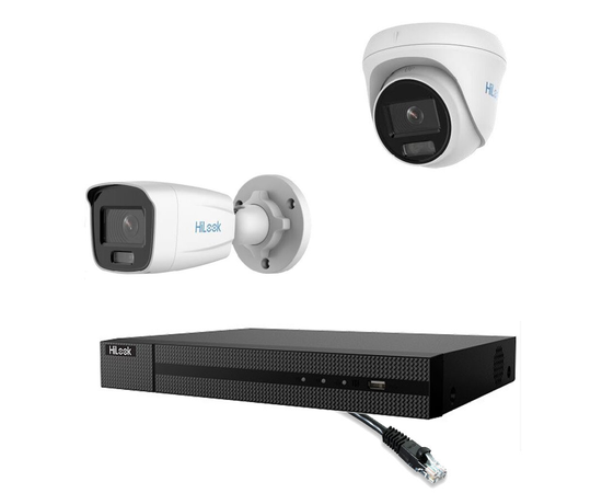 Hilook by Hikvision- 5MP ColorVu Lite 4 Channel IP CCTV Kit Builder
