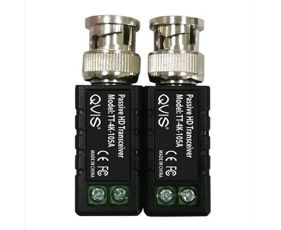 HD BNC Video Balun for CCTV Over Cat 5 Cable (pair) - 4k Max