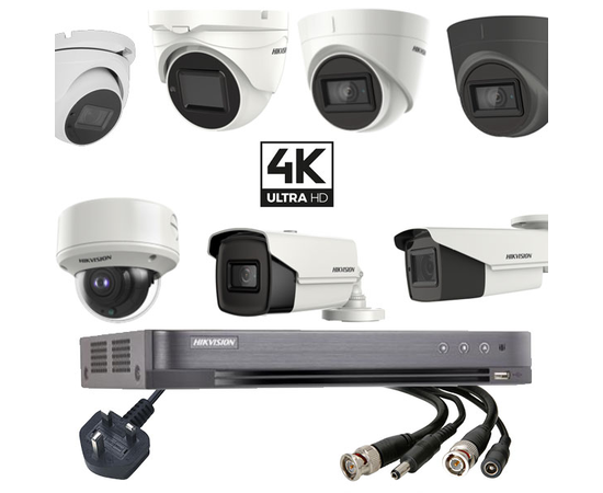 Hikvision 8 Channel 4K Turbo HD CCTV Kit Builder