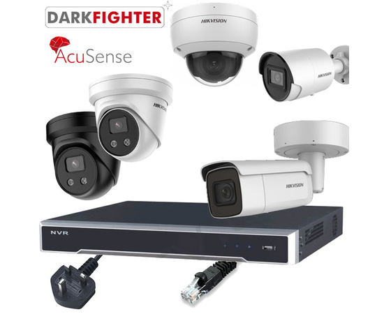 Hikvision 6MP Acusense 4 Channel IP CCTV Kit Builder