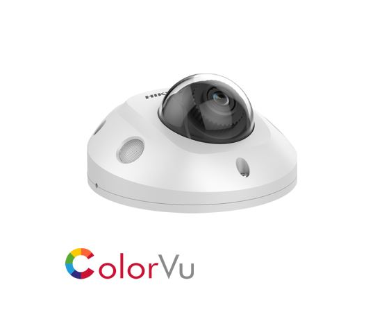 HIKVISION DS-2CD2547G2-LS 4MP Network AcuSense Colorvu Mini Dome Camera with...