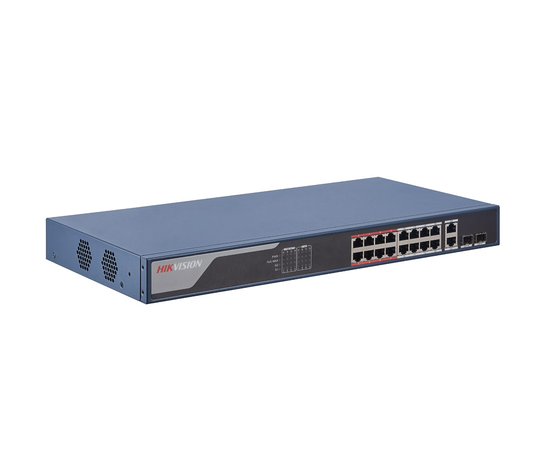 Hikvision DS-3E1318P-EI 16 Port PoE+ Switch (Smart Managed, Dual Gb Uplink)