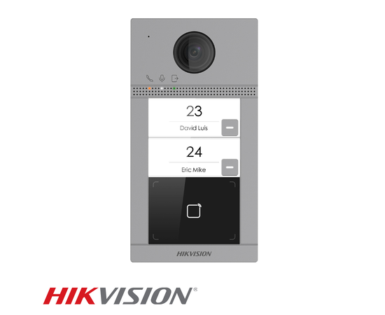 HIKVISION DS-KV8213-WME1/FLUSH 2 Button Metal Villa Door Station - Flush...