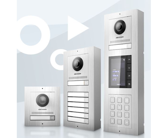 Hikvision IP Modular Video Intercom Kit Builder (Stainless)