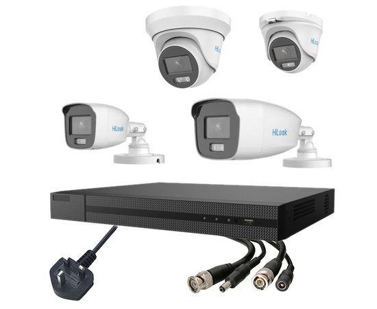 Hikvision HiLook Colorvu Lite 16 channel 3K custom kit builder (With Audio...