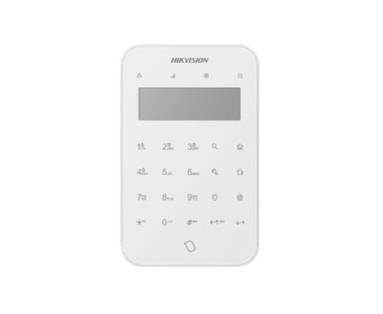 HIKVISION DS-PK1-LT-WE AX PRO LCD Wireless Keypad (With Tag Reader)