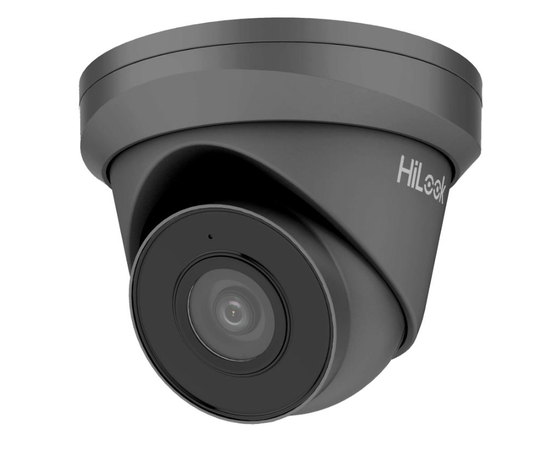 Hikvision HiLook IPC-T280H-MUF 4K 8MP IP Turret camera with 30M IR Grey Built...