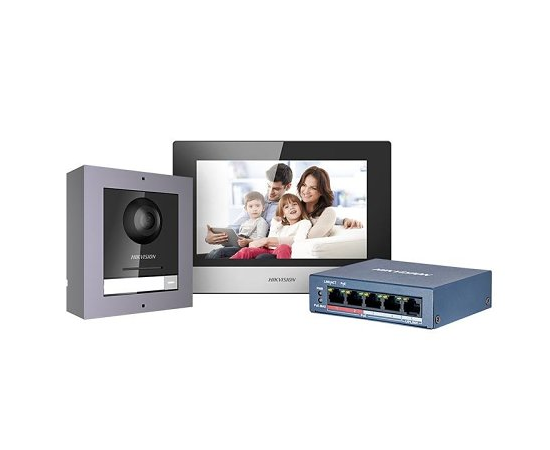 Hikvision DS-KIS602(B) IP Video intercom kit