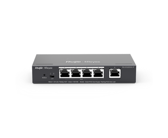 Ruijie RG-ES205GC-P 4 Port Gigabit Smart Cloud Managed POE Switch