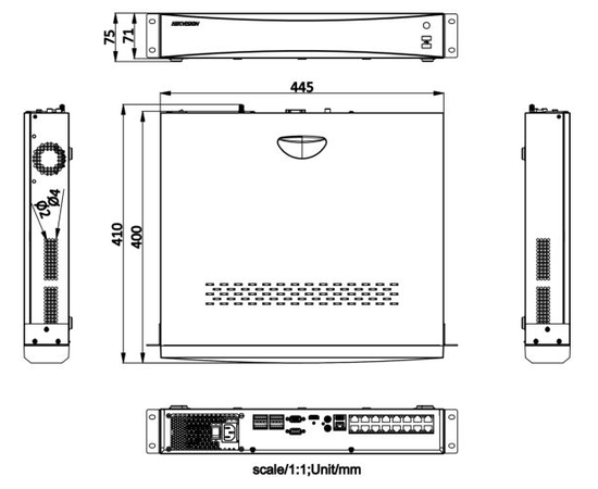 Hikvision DS-7732NXI-K4/16P